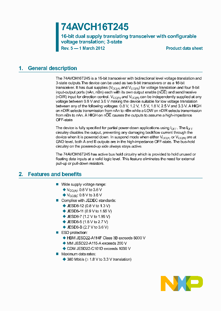 74AVCH16T245DGV_8420950.PDF Datasheet