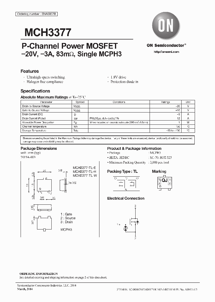 MCH3377-TL-H_8421465.PDF Datasheet