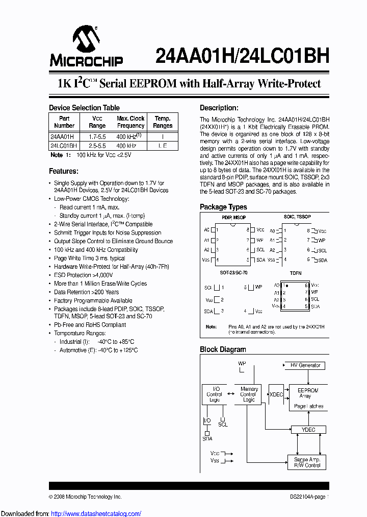 24AA01H_8424070.PDF Datasheet