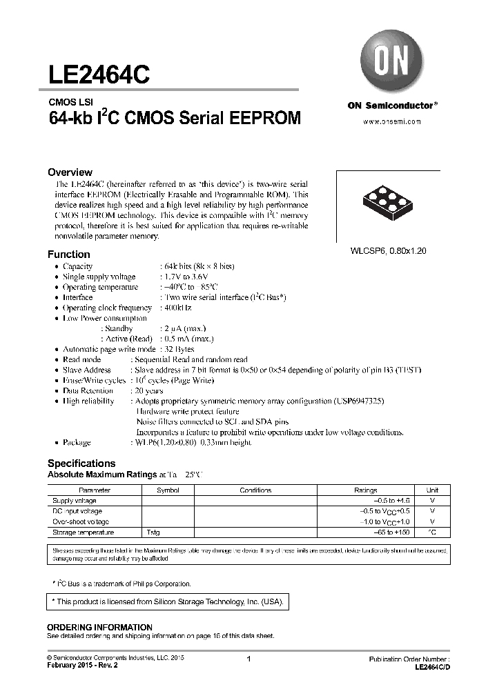 LE2464CXATBG_8431126.PDF Datasheet