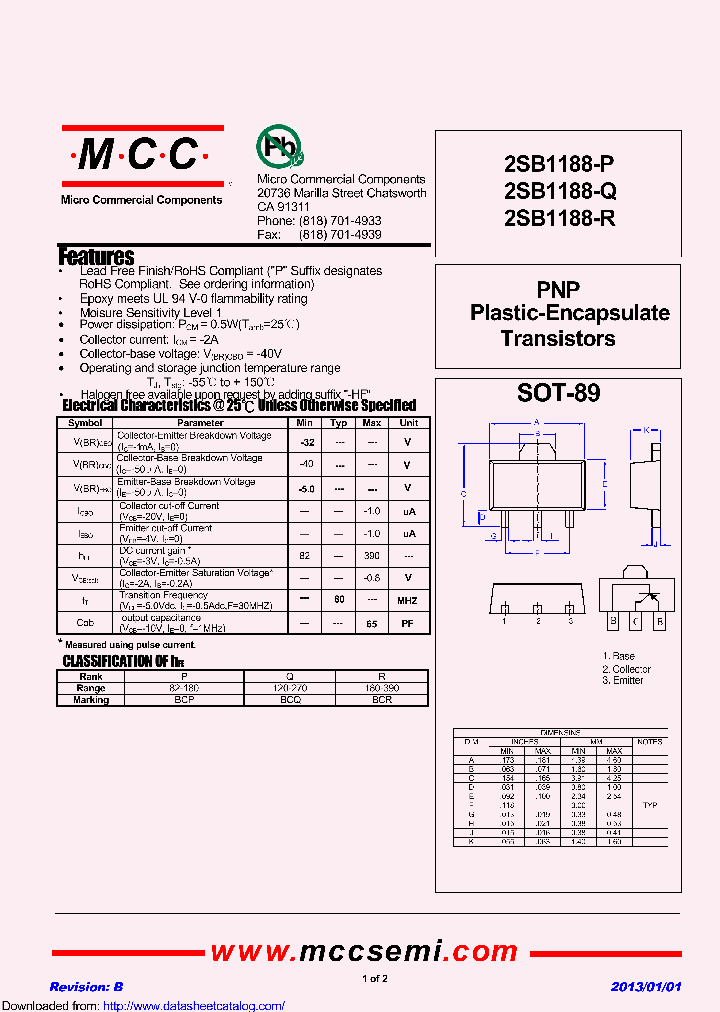 2SB1188-R_8430127.PDF Datasheet