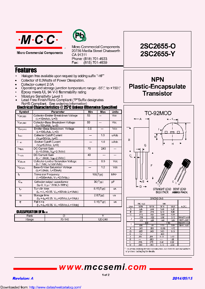 2SC2655-O_8433528.PDF Datasheet