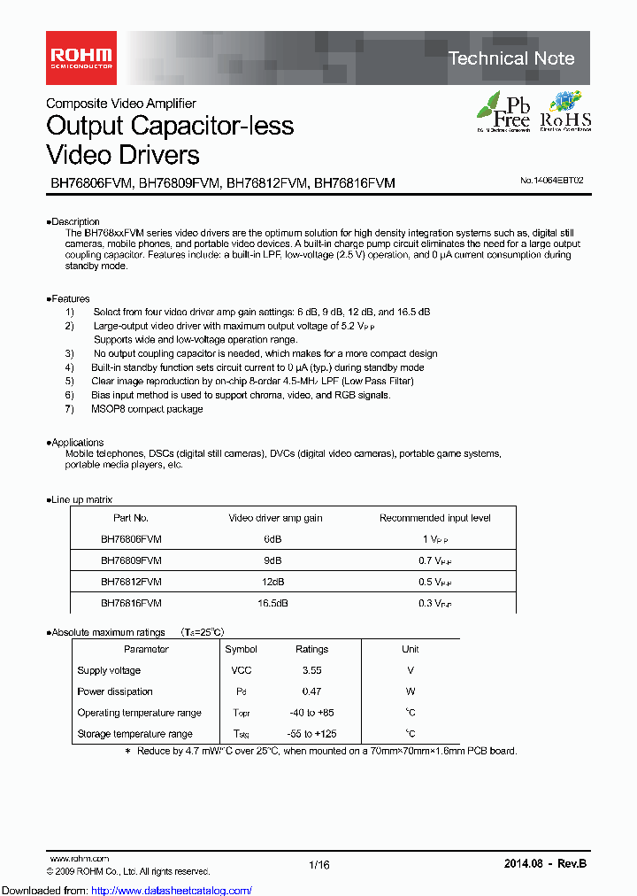 BH76812FVM_8441307.PDF Datasheet