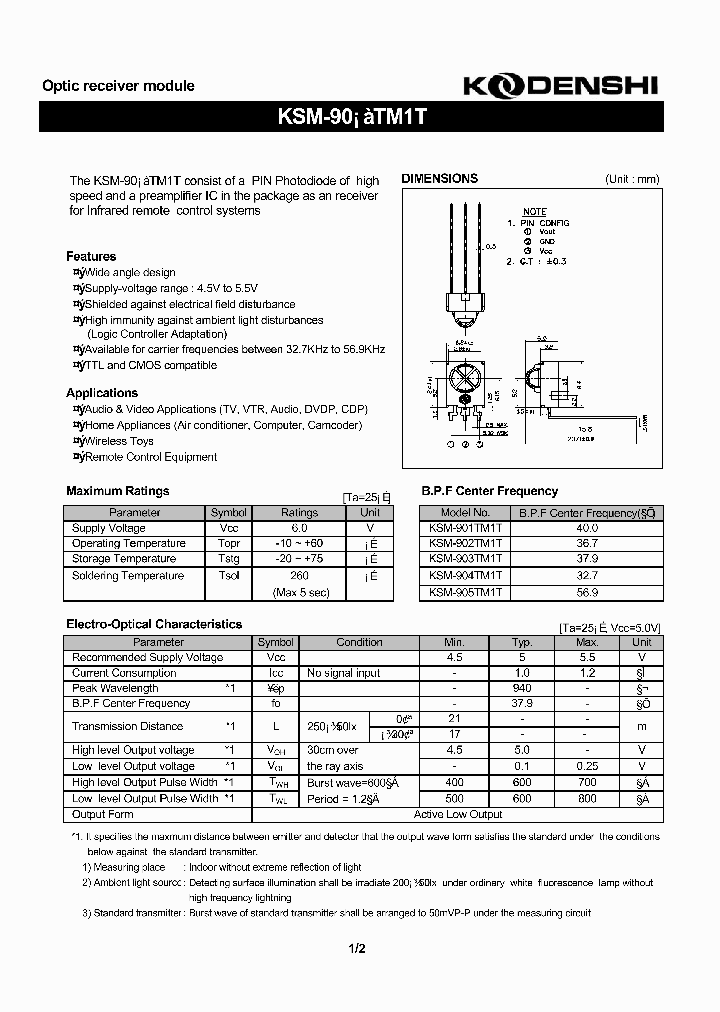 KSM-905TM1T_8447119.PDF Datasheet