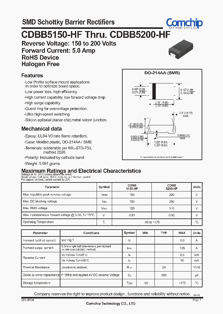 CDBB5200-HF_8445358.PDF Datasheet
