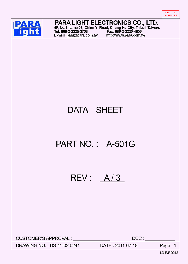 A-501G_8451059.PDF Datasheet