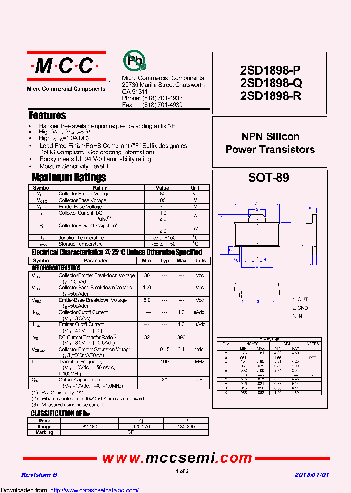 2SD1898-P_8453557.PDF Datasheet