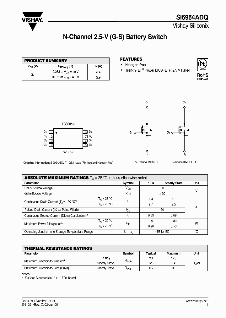 SI6954ADQ_8458203.PDF Datasheet