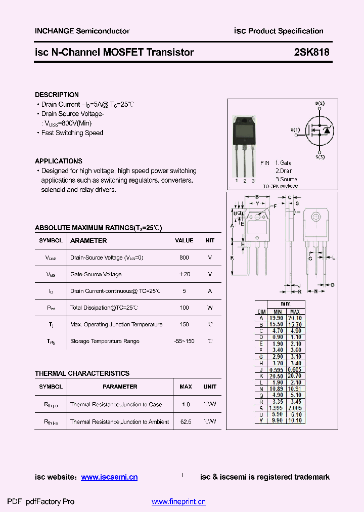 2SK818_8462700.PDF Datasheet