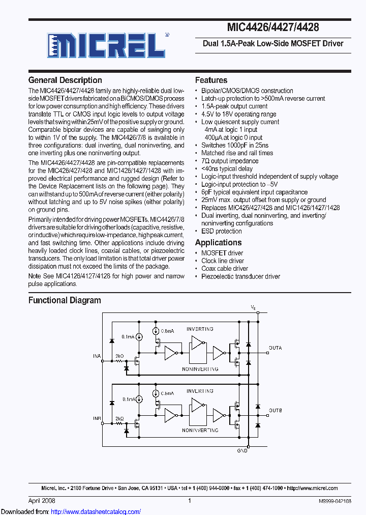 MIC4428ZM_8461776.PDF Datasheet