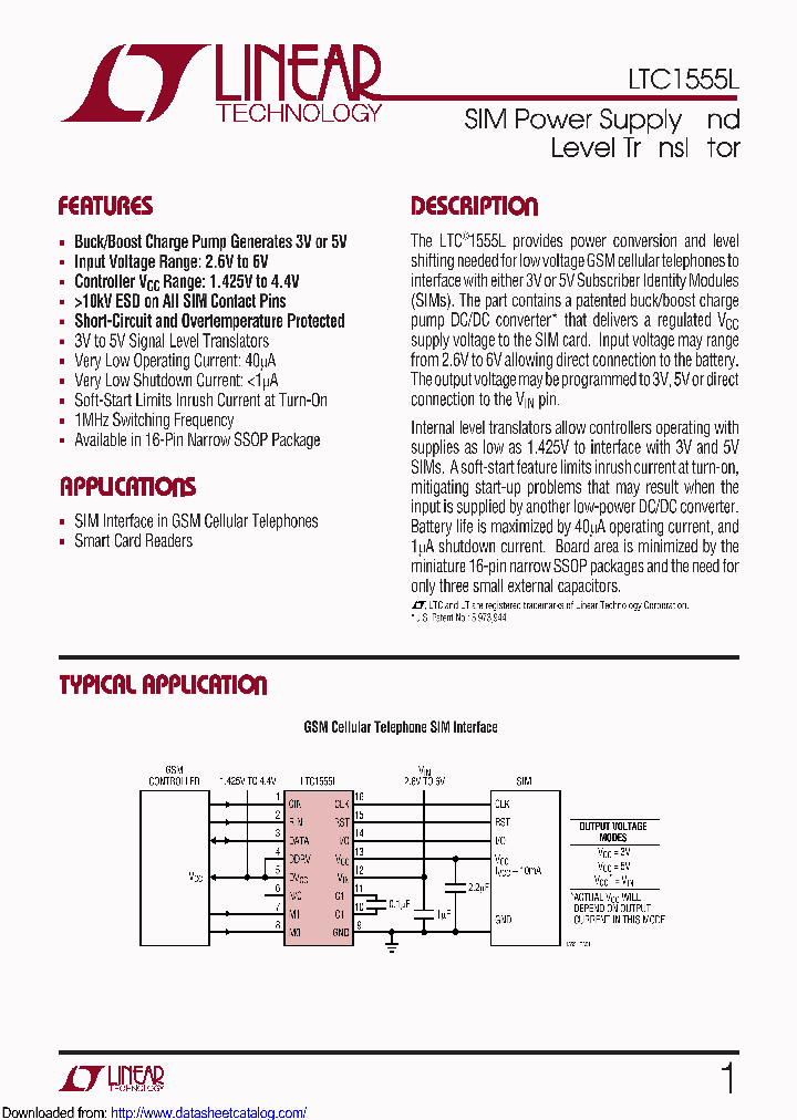 LTC1555LEGNPBF_8464166.PDF Datasheet