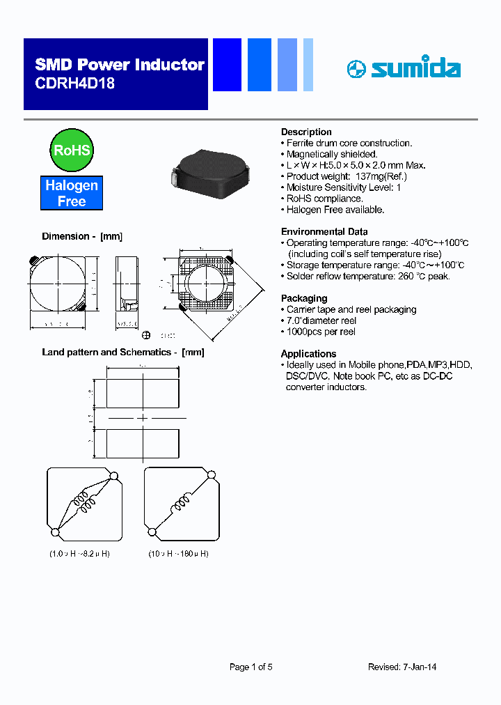 CDRH4D18NP-181NC_8465632.PDF Datasheet