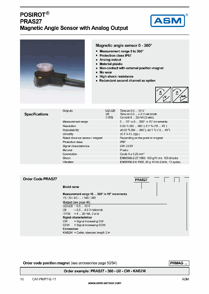 PRAS27-45-U2-CCW-KAB2M_8473268.PDF Datasheet