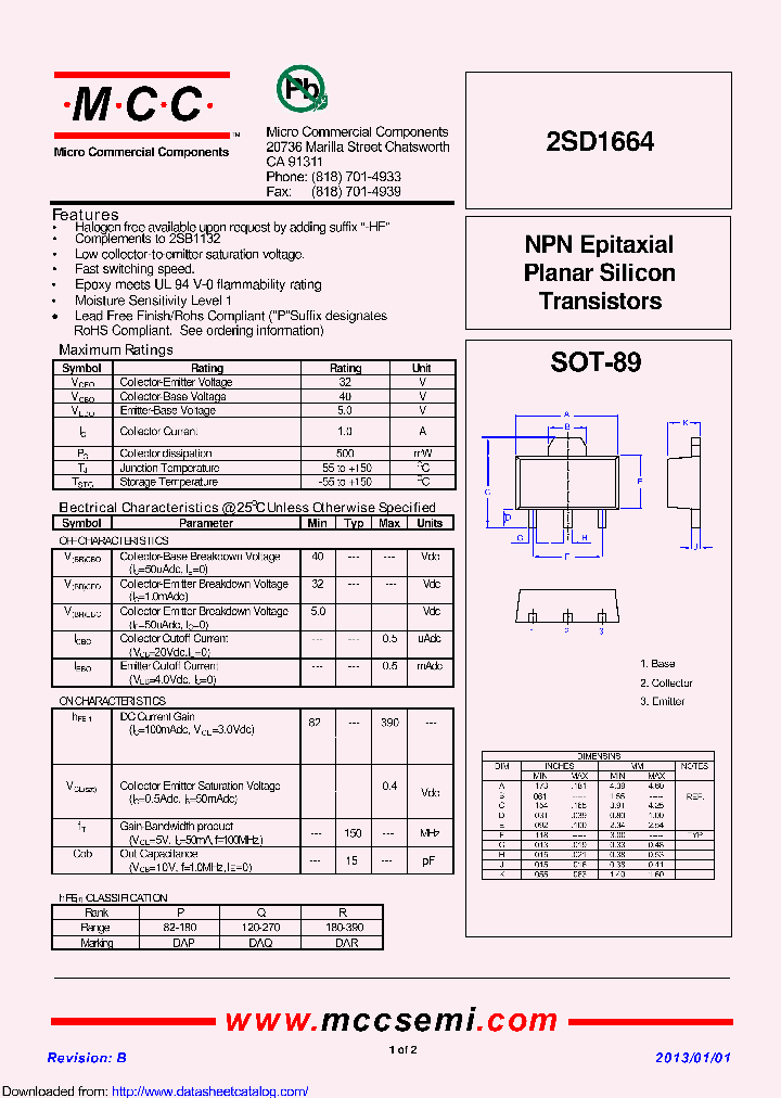 2SD1664-P_8473400.PDF Datasheet