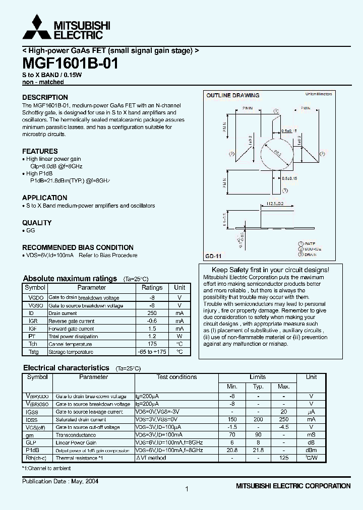 MGF1601B-01_8475275.PDF Datasheet