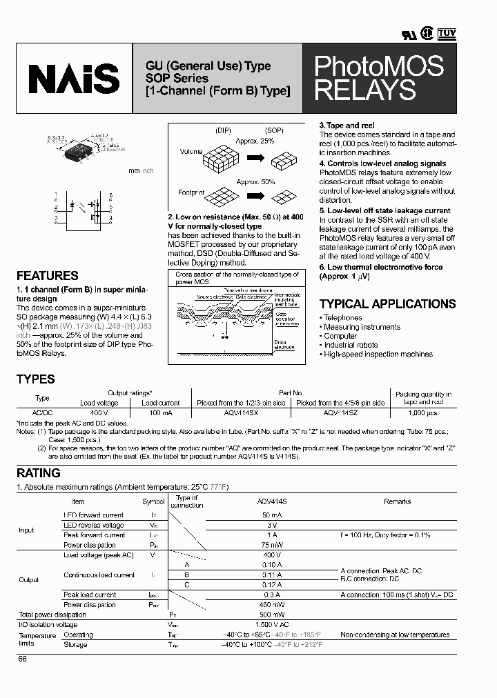 AQV414SX_8484024.PDF Datasheet