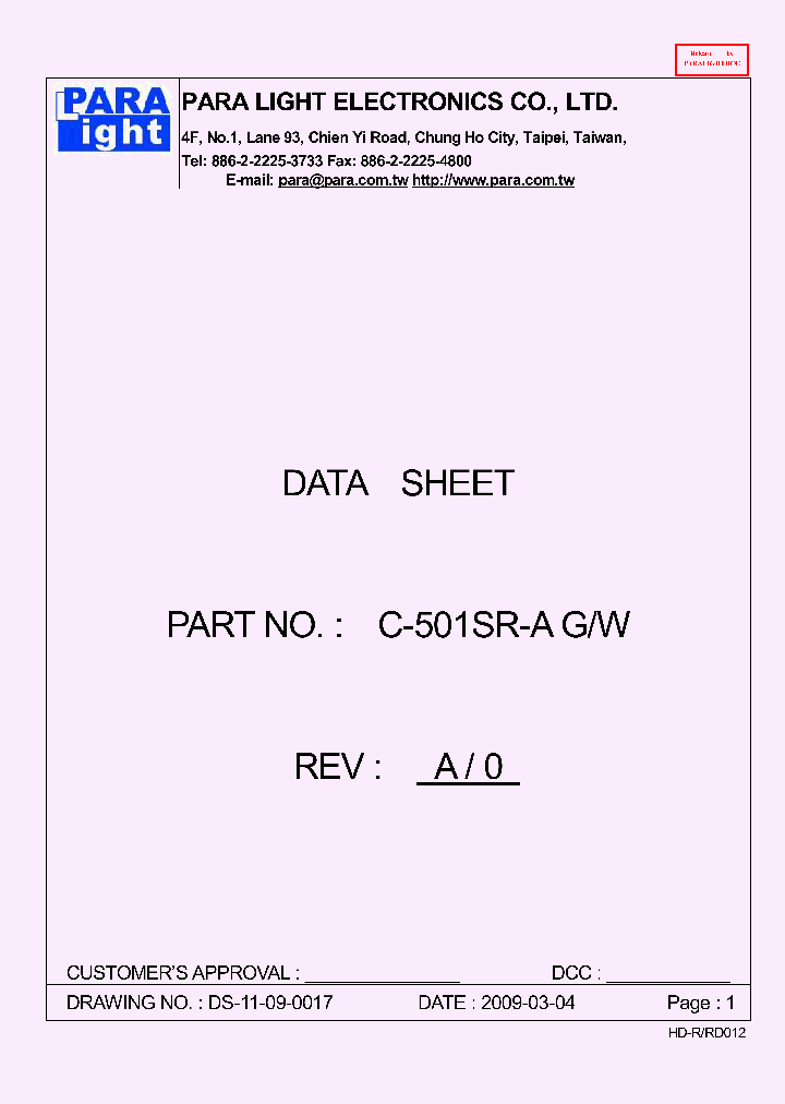 C-501SR-A_8485300.PDF Datasheet