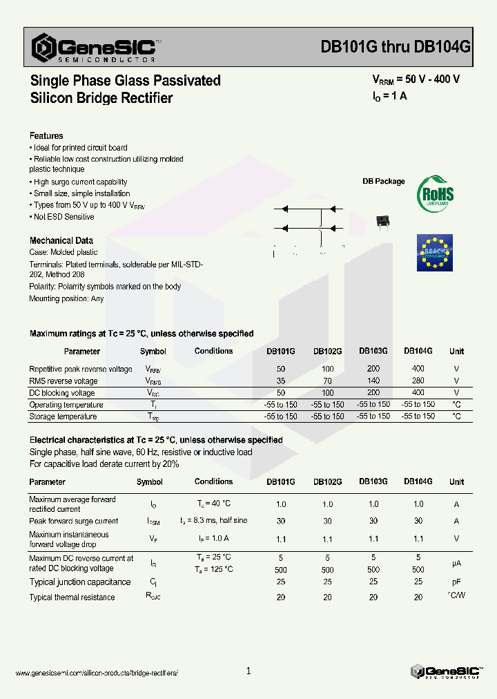 DB104G_8505211.PDF Datasheet