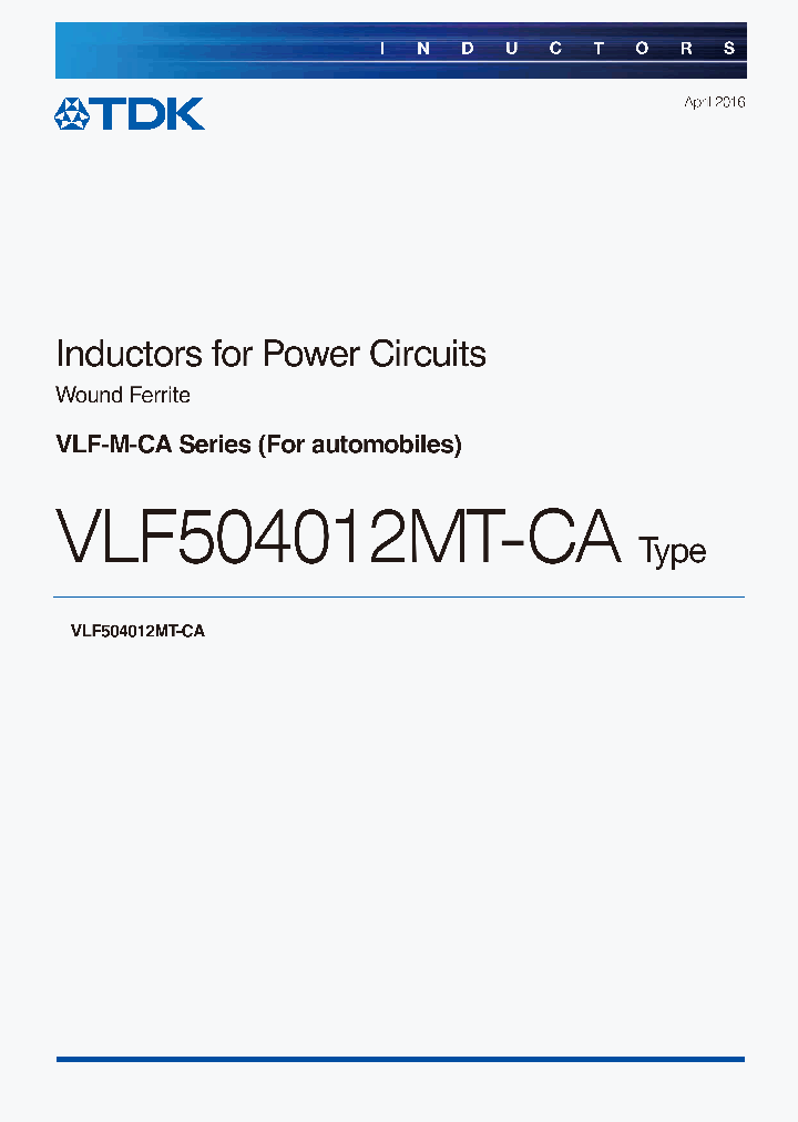 VLF504012MT-150M-CA_8506902.PDF Datasheet
