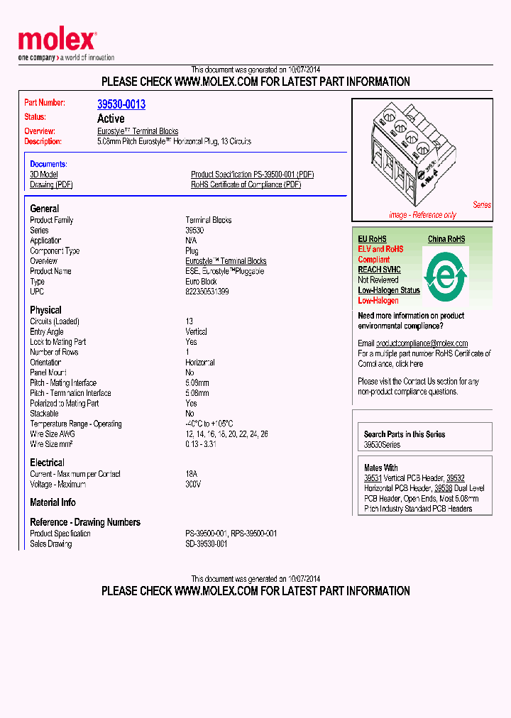 39530-0013_8507276.PDF Datasheet