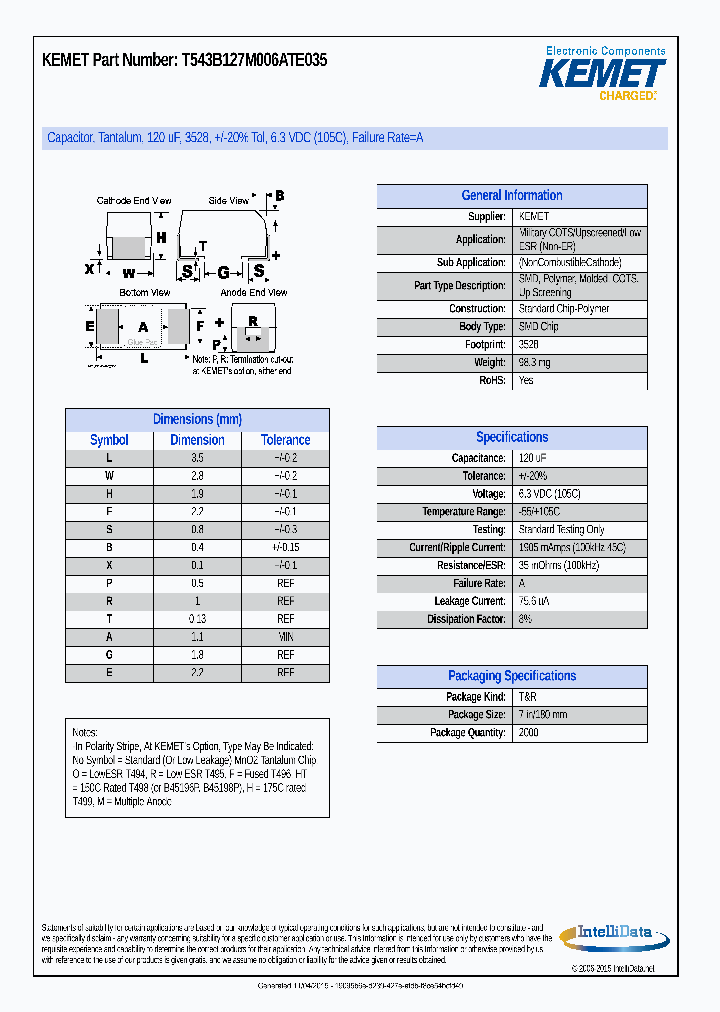 T543B127M006ATE035_8509290.PDF Datasheet