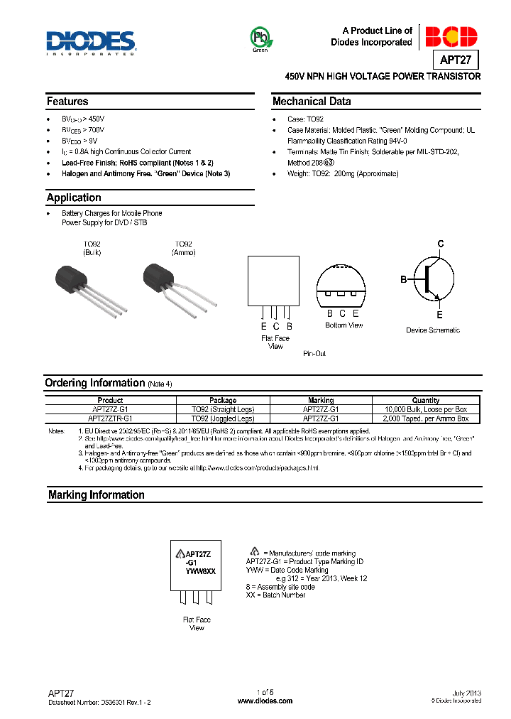 APT27Z-G1_8516388.PDF Datasheet