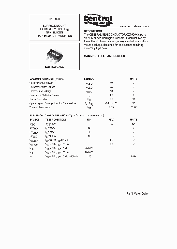 CZT900K_8519622.PDF Datasheet