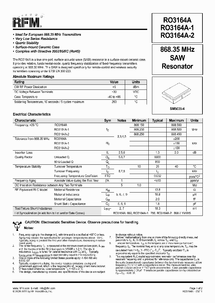 RO3164A-1_8526988.PDF Datasheet