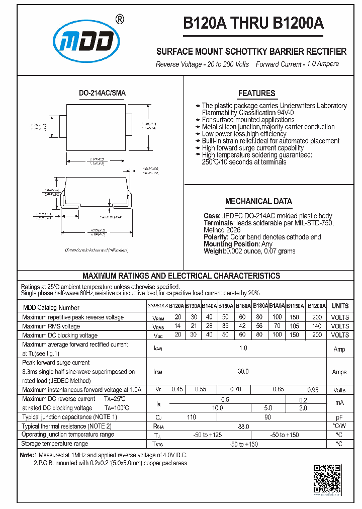 B160A_8531178.PDF Datasheet