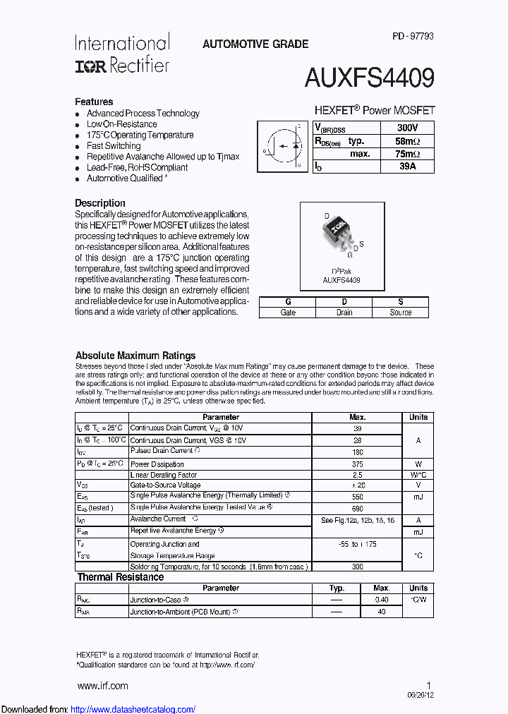 AUXFS4409TRR_8544287.PDF Datasheet