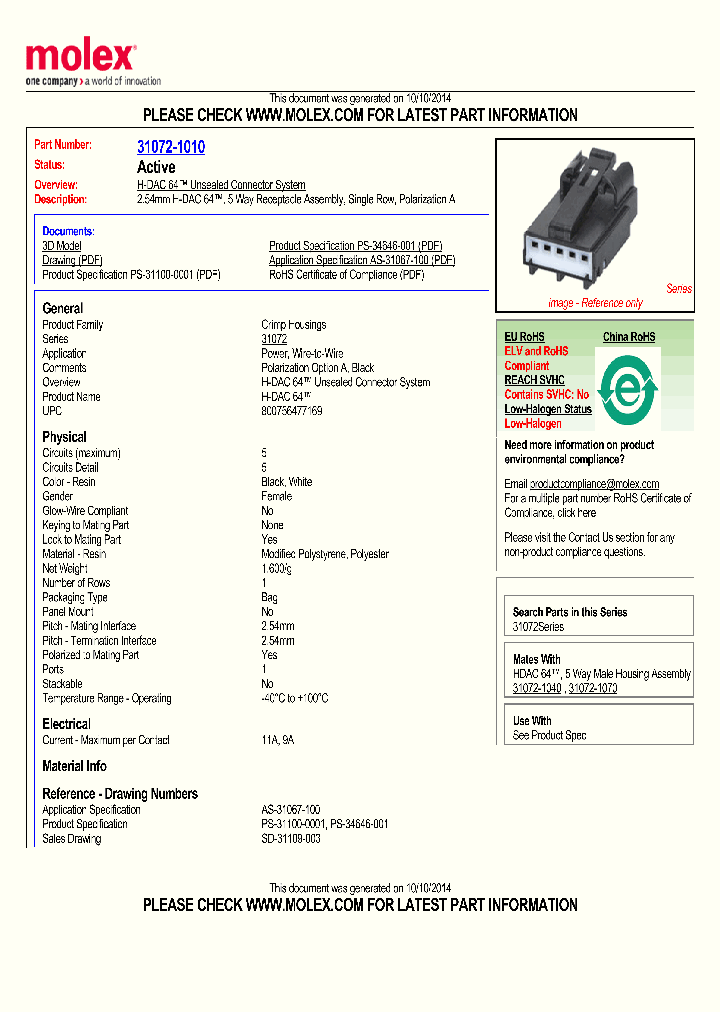 31072-1010_8548742.PDF Datasheet