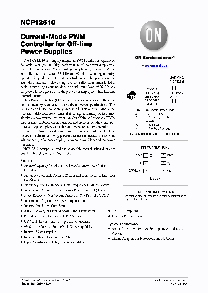 NCP12510ASN65T1G_8549481.PDF Datasheet