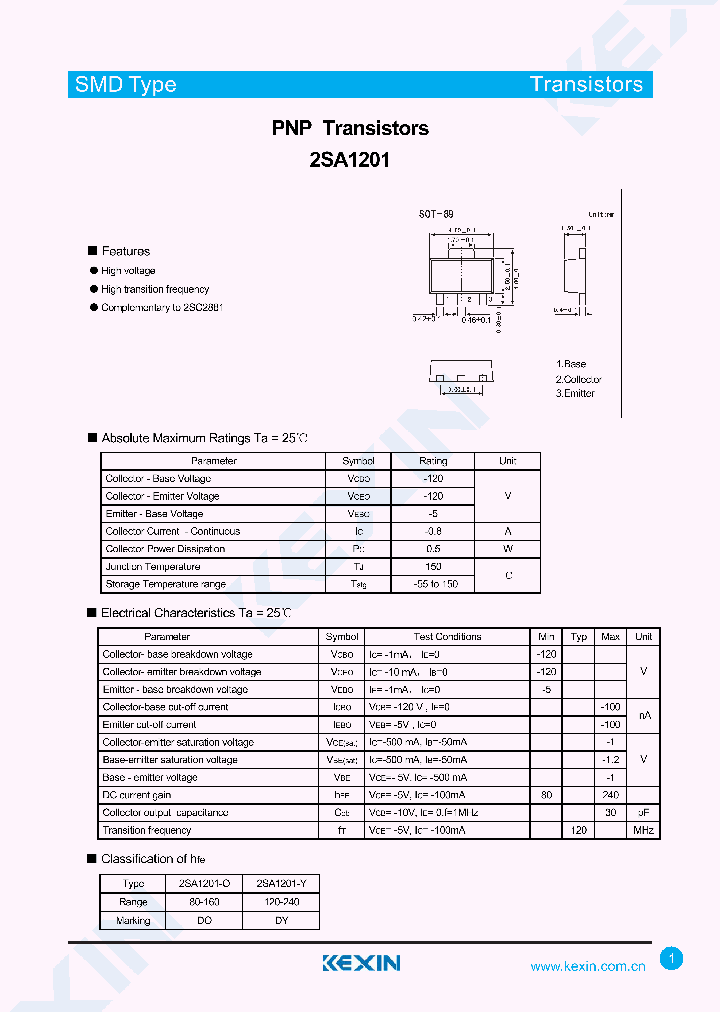 2SA1201-Y_8556363.PDF Datasheet