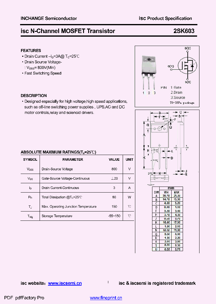 2SK603_8556726.PDF Datasheet