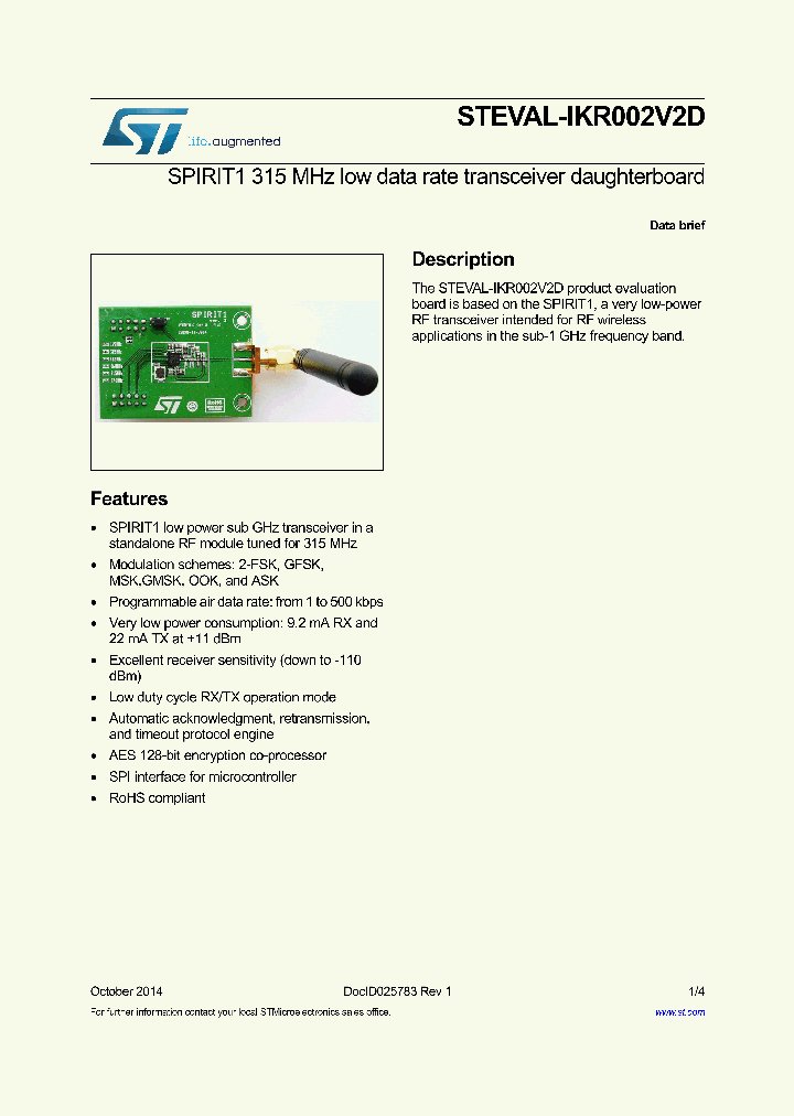 STEVAL-IKR002V2D_8561517.PDF Datasheet