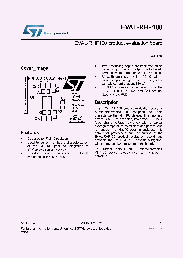 EVAL-RHF100_8565512.PDF Datasheet