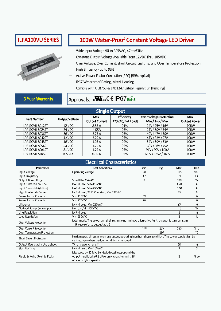 ILPA100VU-SERIES_8569533.PDF Datasheet