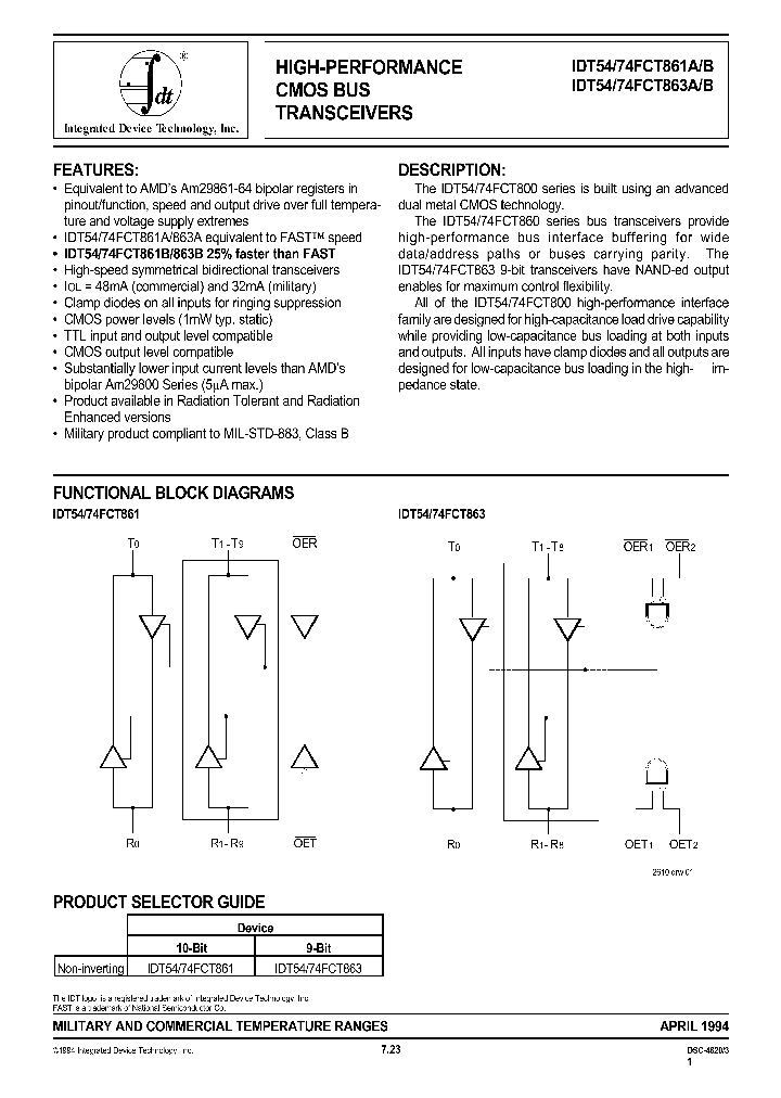 IDT54863ALB_8570657.PDF Datasheet