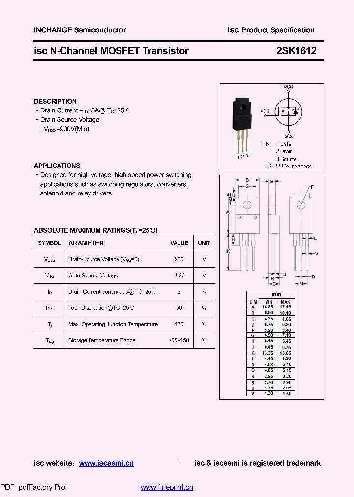 2SK1612_8577811.PDF Datasheet