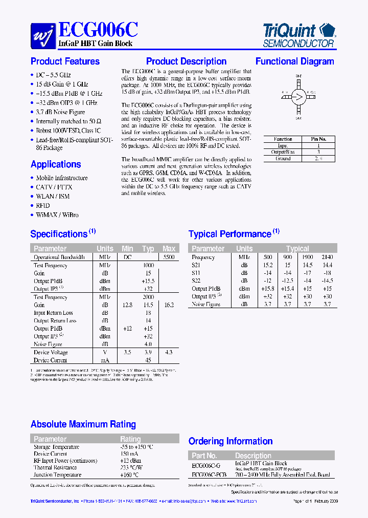 ECG006C-PCB_8583209.PDF Datasheet