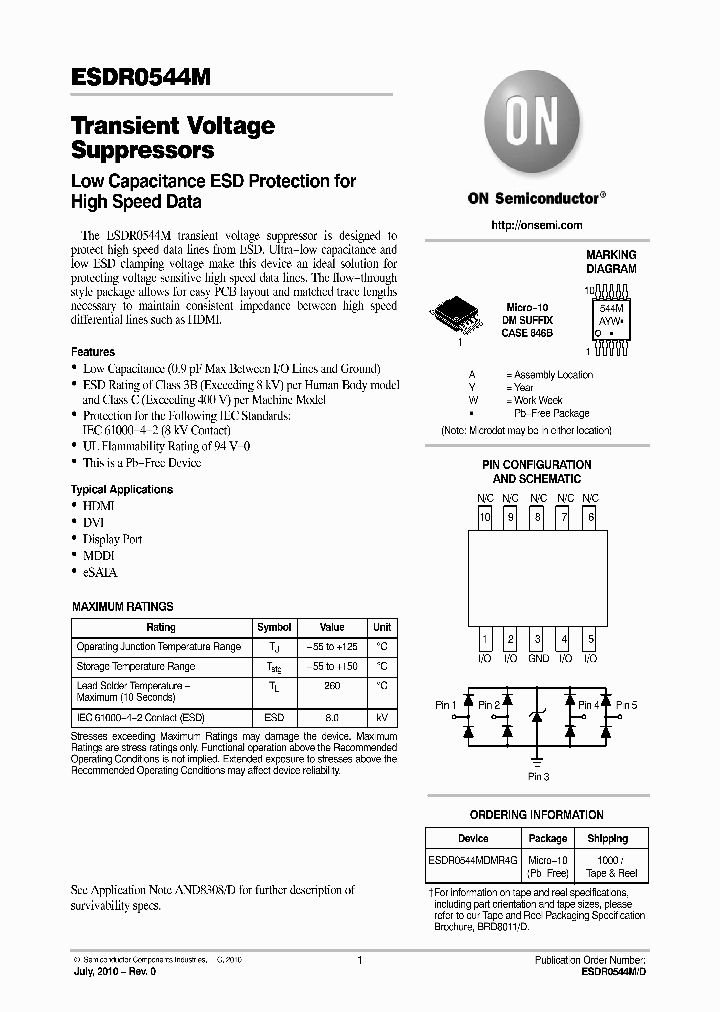 ESDR0544M_8587146.PDF Datasheet