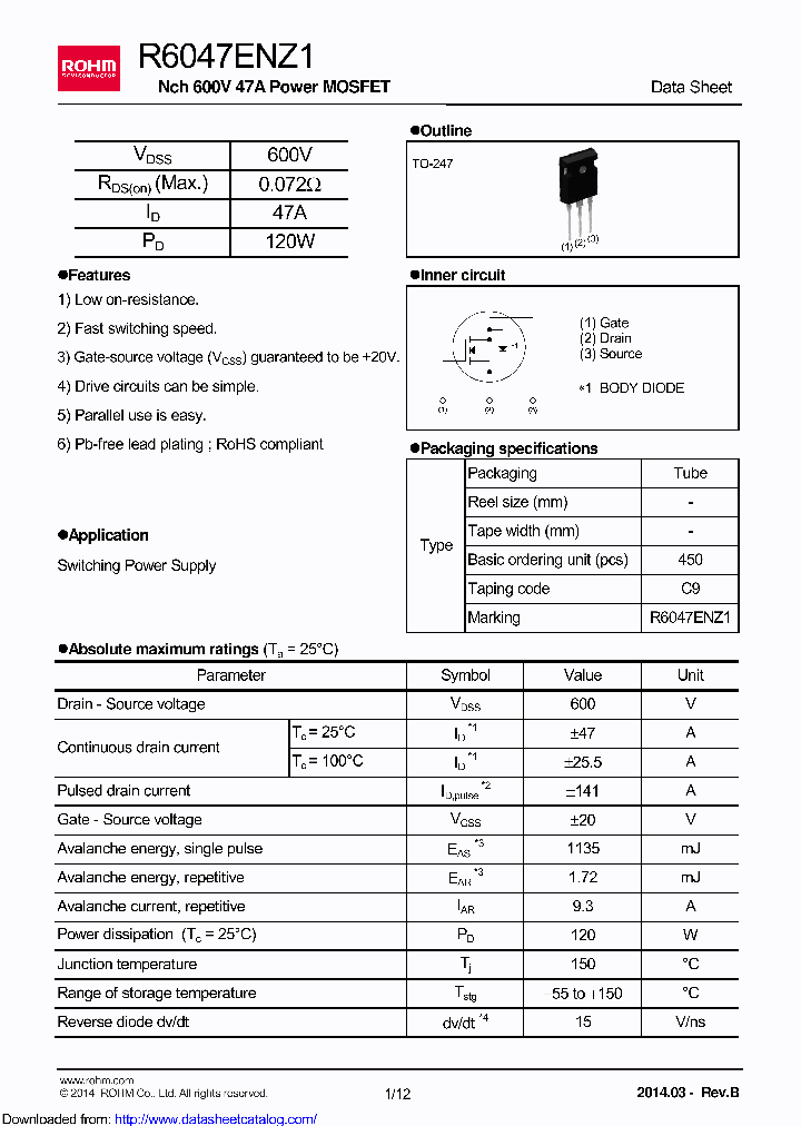 R6047ENZ1C9_8596850.PDF Datasheet