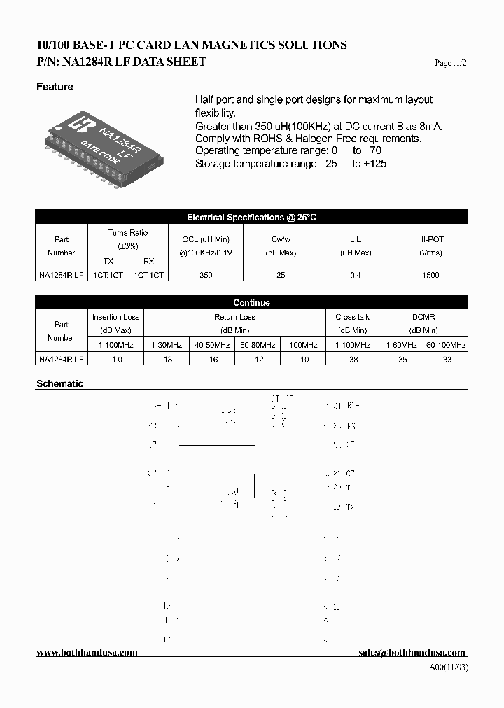 NA1284R-LF_8604337.PDF Datasheet