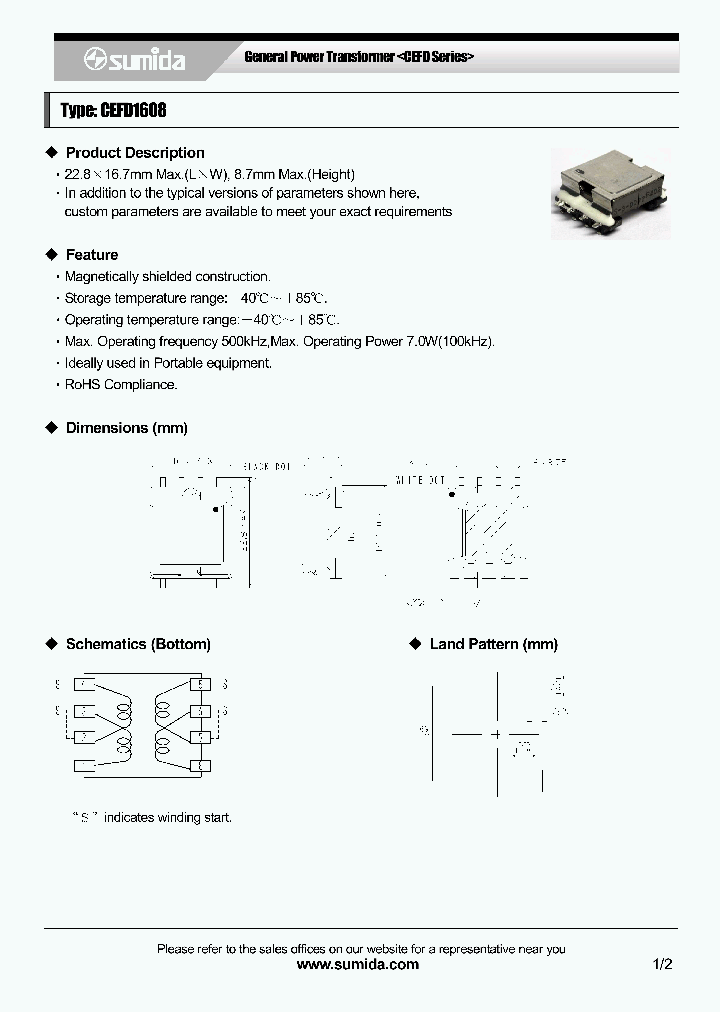 CEFD1608-10_8607077.PDF Datasheet