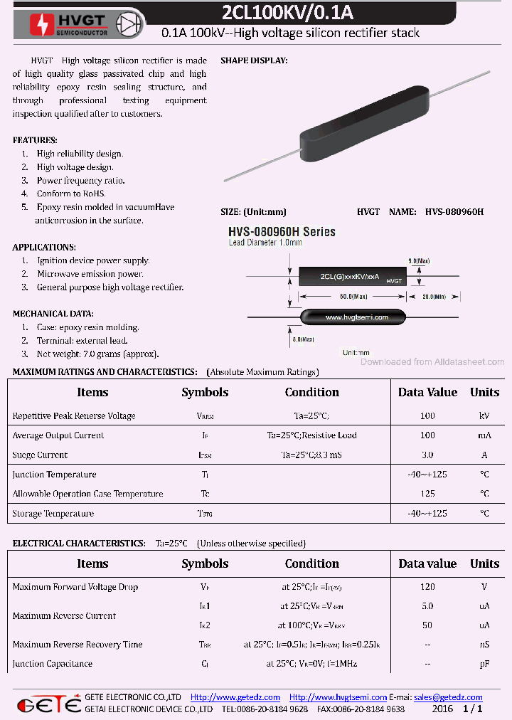 2CL100KV01A_8613355.PDF Datasheet