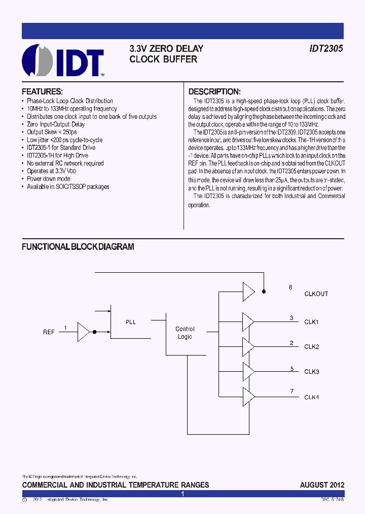 IDT2305_8614249.PDF Datasheet