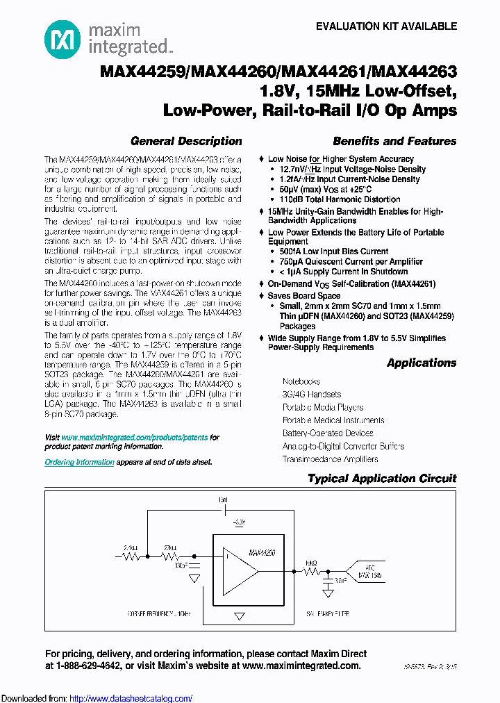 MAX44260AYTTCGU_8623684.PDF Datasheet