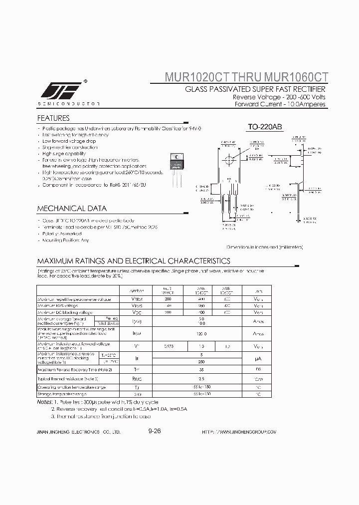 MUR1040CT_8624538.PDF Datasheet