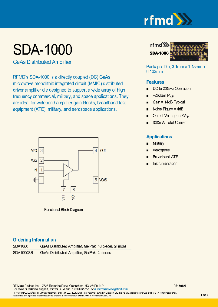 SDA1000_8628834.PDF Datasheet