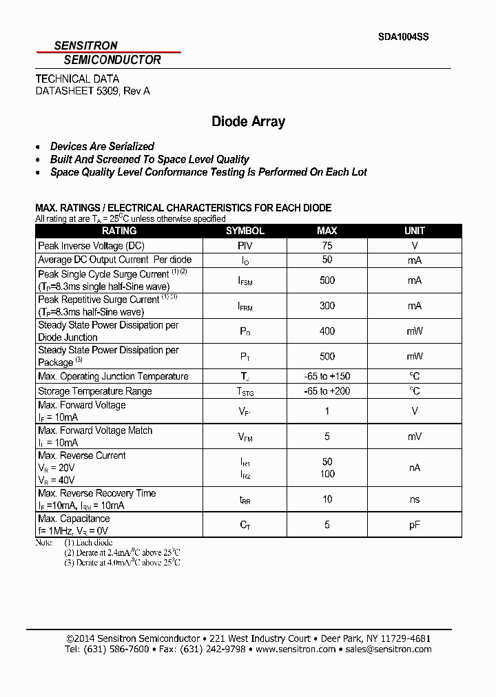 SDA1004_8628839.PDF Datasheet